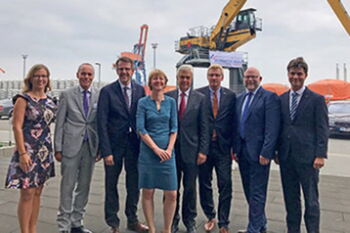 Bilder vom Umschlag im Rendsburg Port