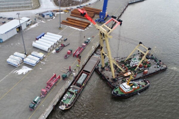 285 Tonnen schwerer Trafo