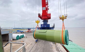 Löschen der WEA-Komponenten im Tandemhub von Kran 5 und Kran 7